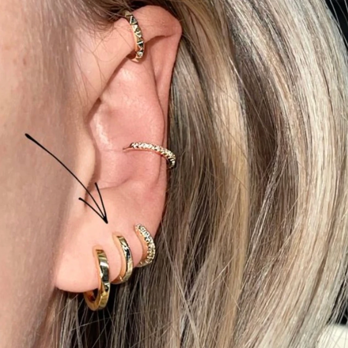 Släta Guldörhängen 