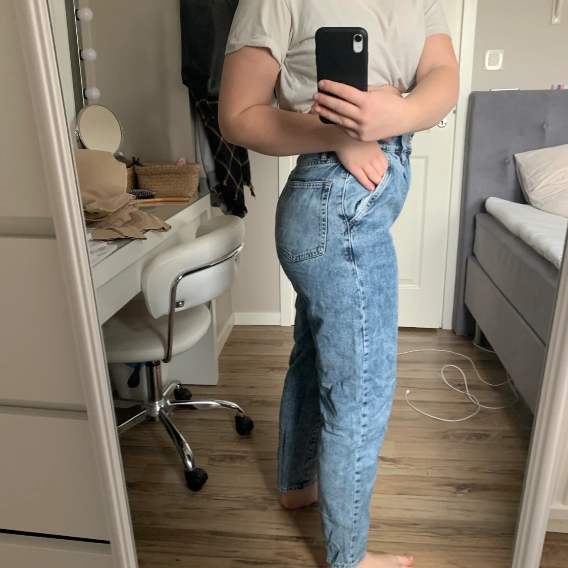 Lindex jeans blå storlek 36 - 90