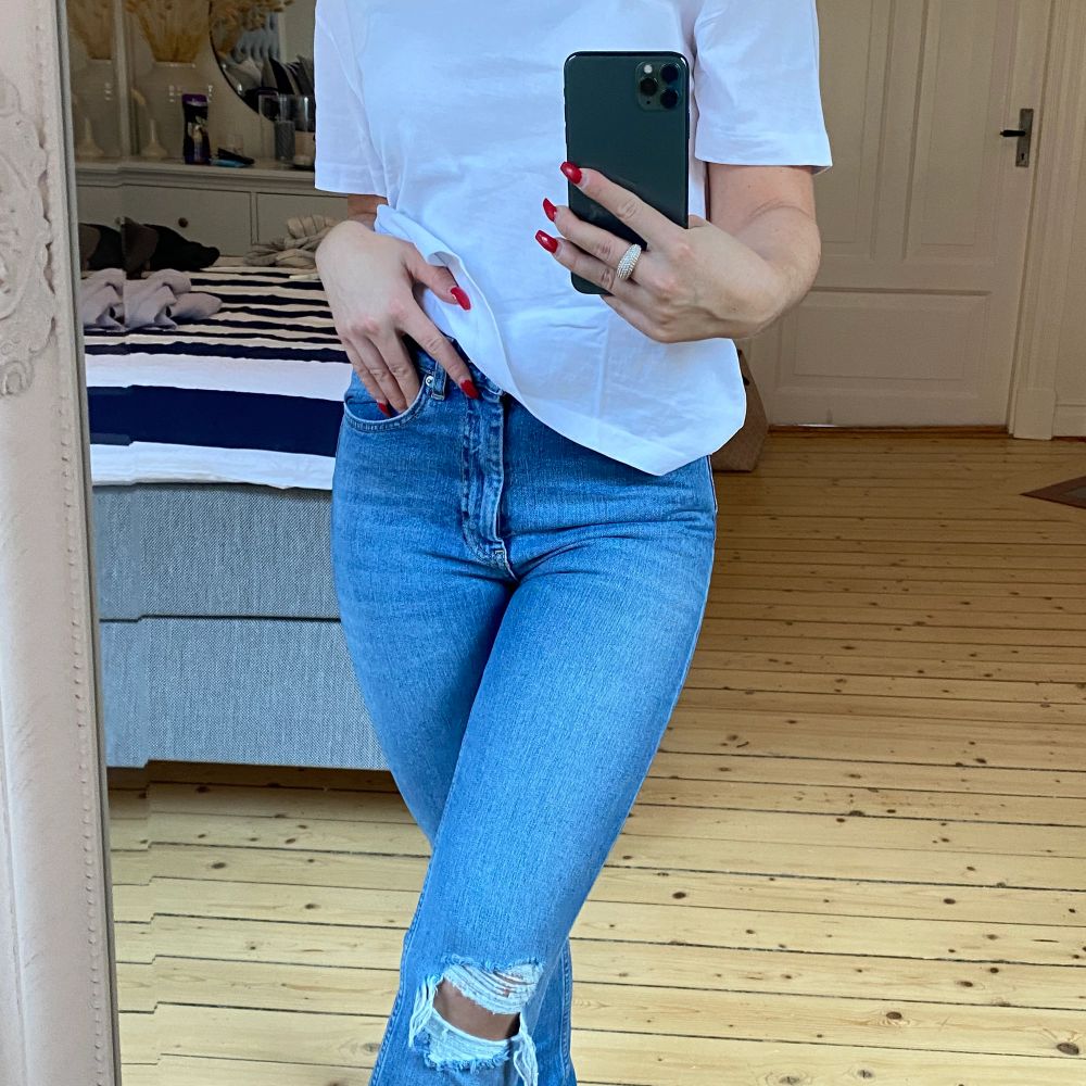 Blåa jeans - Gina Tricot | Plick Second Hand