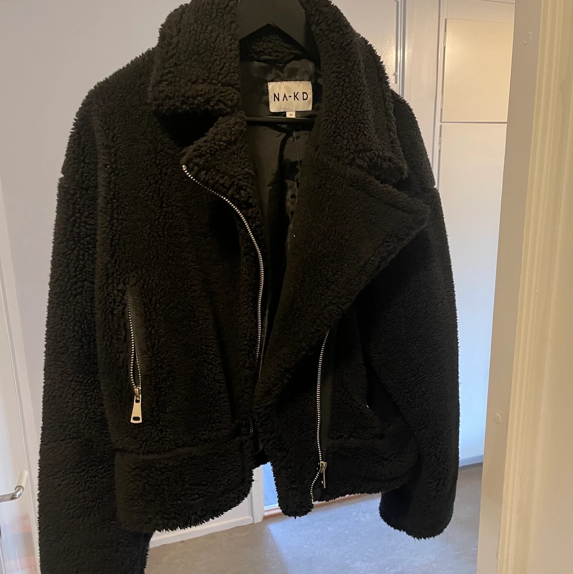 Croppad teddyjacket - 91