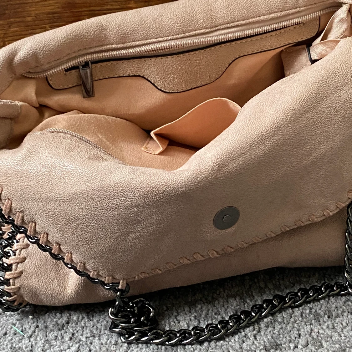 Oäkta Stella Mcartny väska i beige - 91