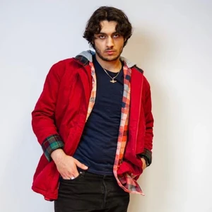 Röd fin jacka! - Bra skick!