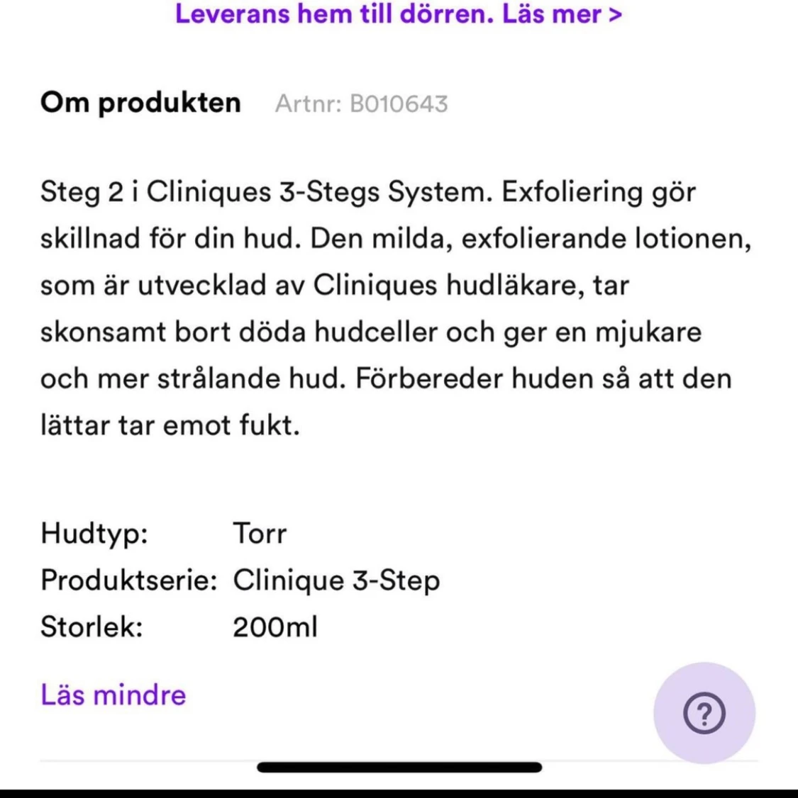 Clinique clarifying lotion  - 90