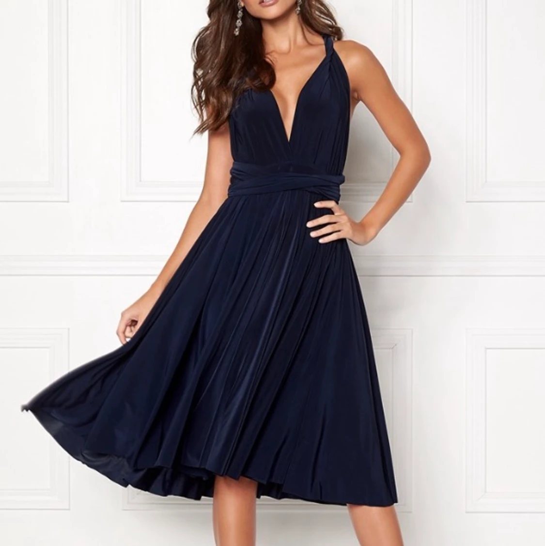 Multi tie Midi Dress