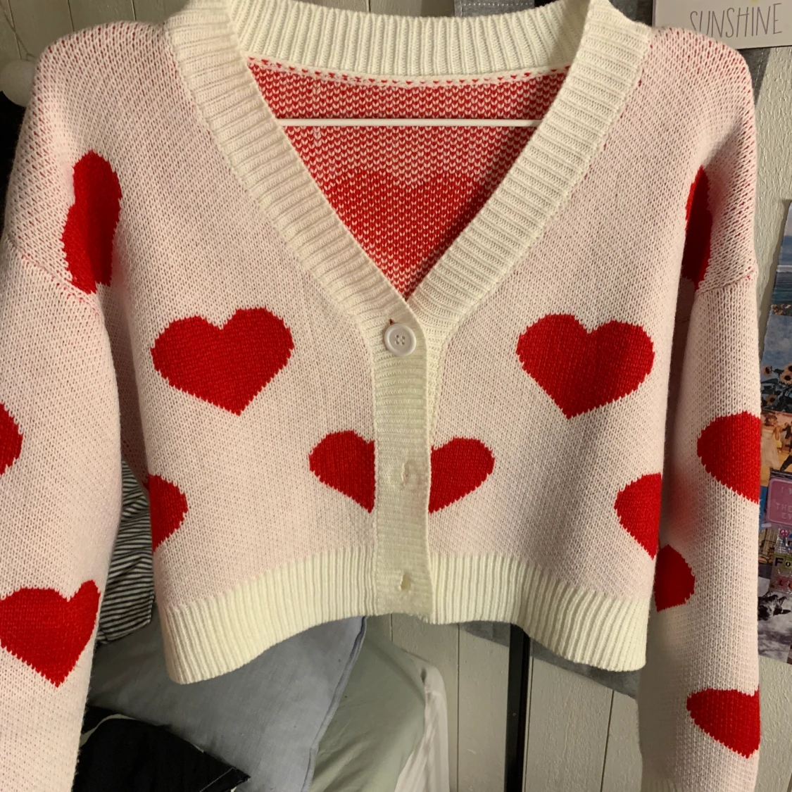 Superfin hjärt kofta❤️💕 - 90