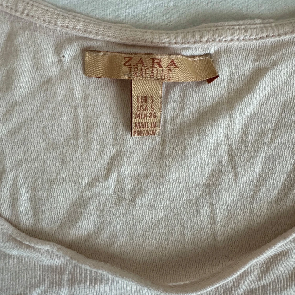 zara crop top linne - 4