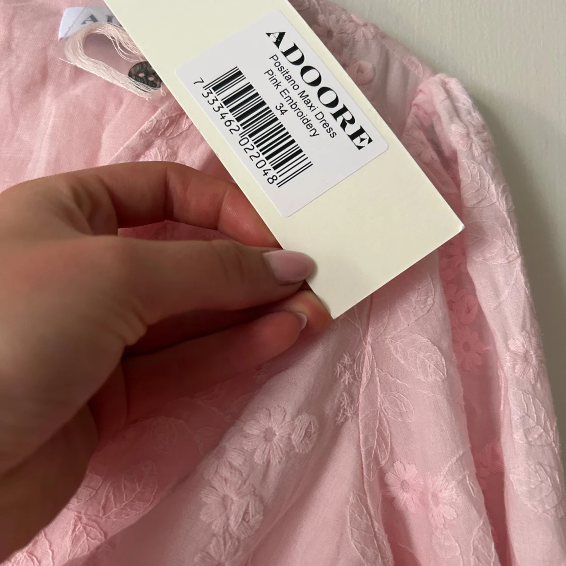 Rosa adoore klänning  - 1