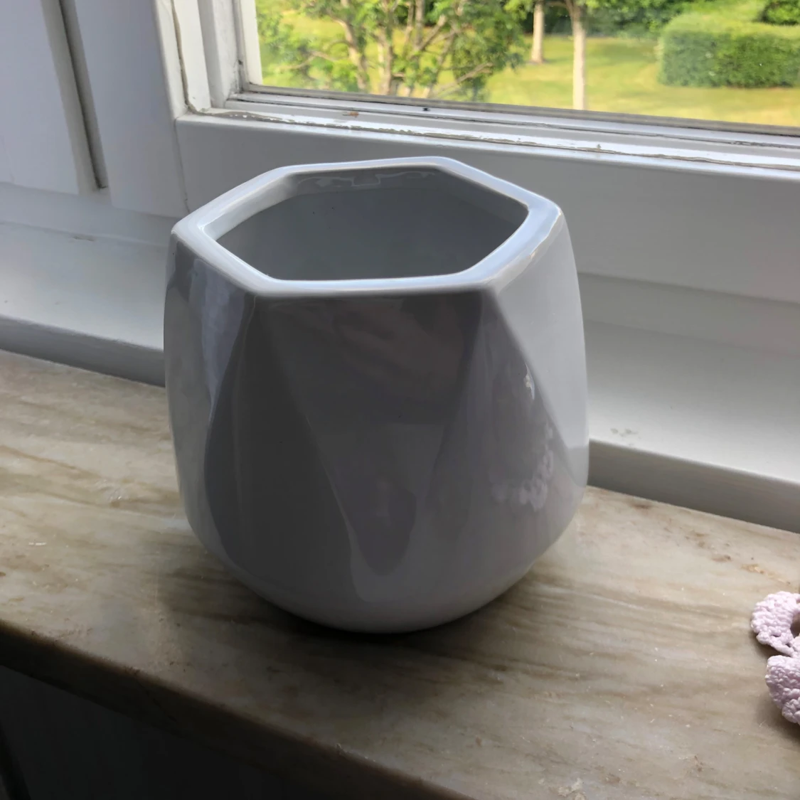 kruka för fönster eller hylla blomma - 1