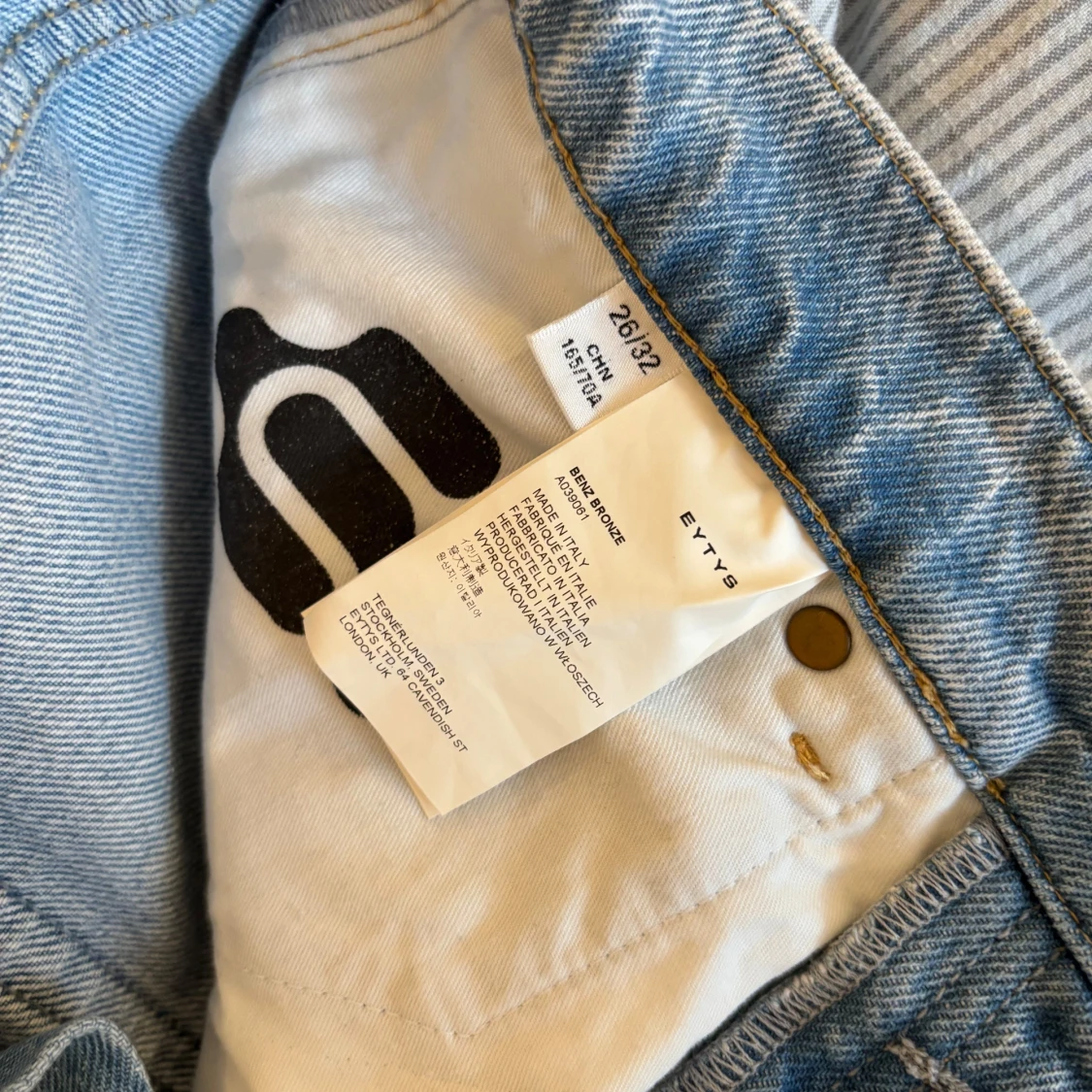 Ljusblå jeans från Eytys, 26/32 - 3