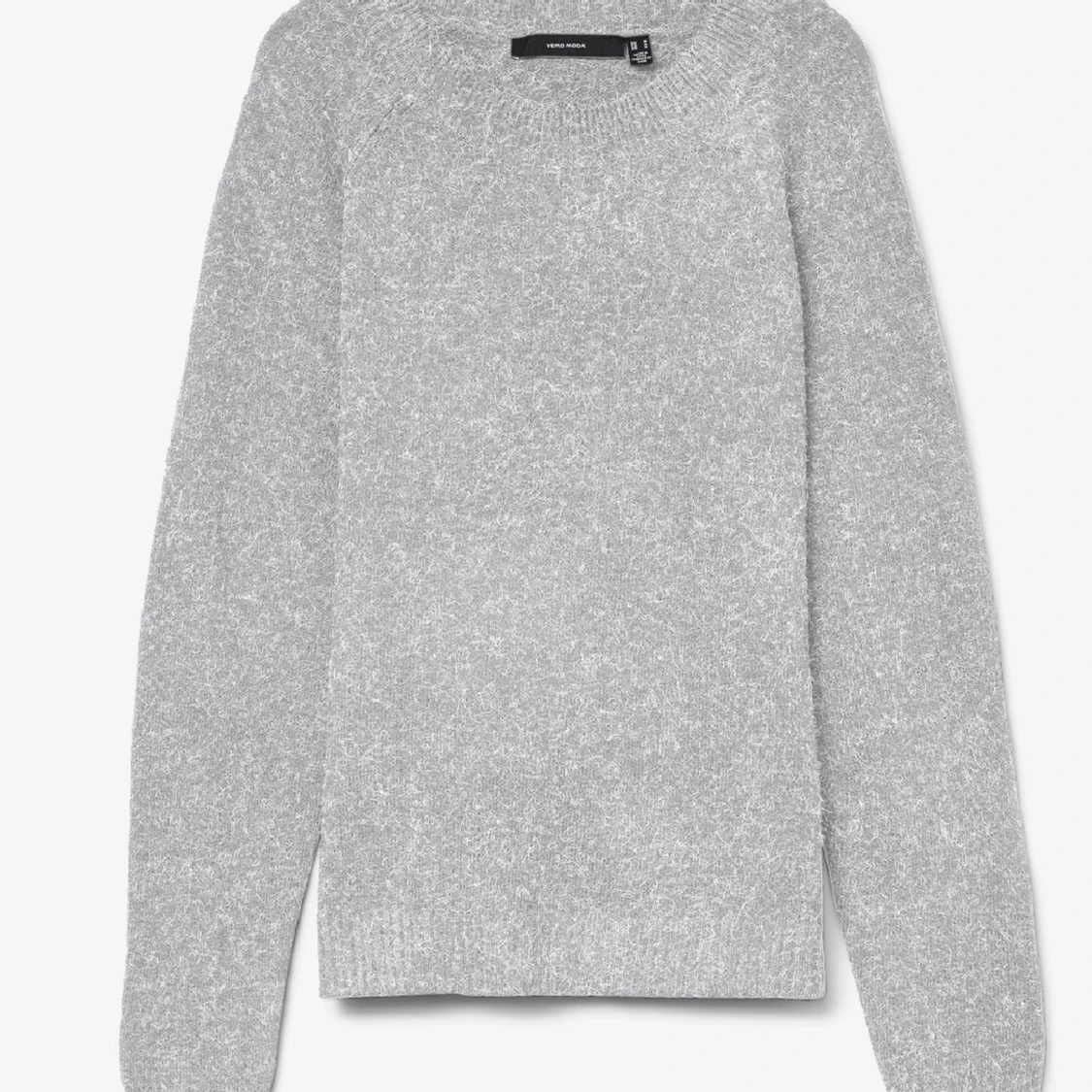 Ljusgrå stickad tröja från Vero Moda - 1