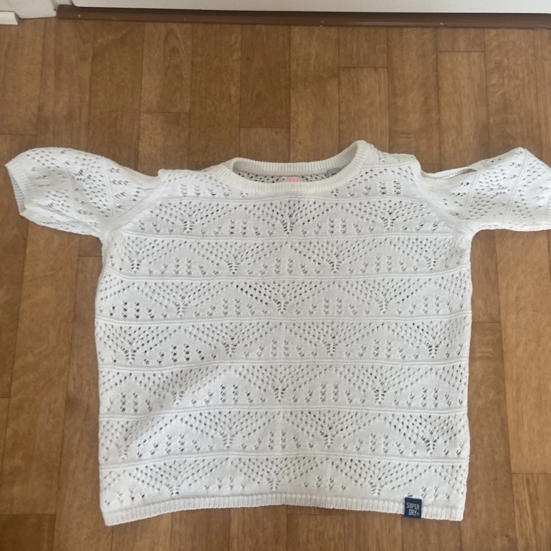 Vit stickad topp från Superdry XS - 1