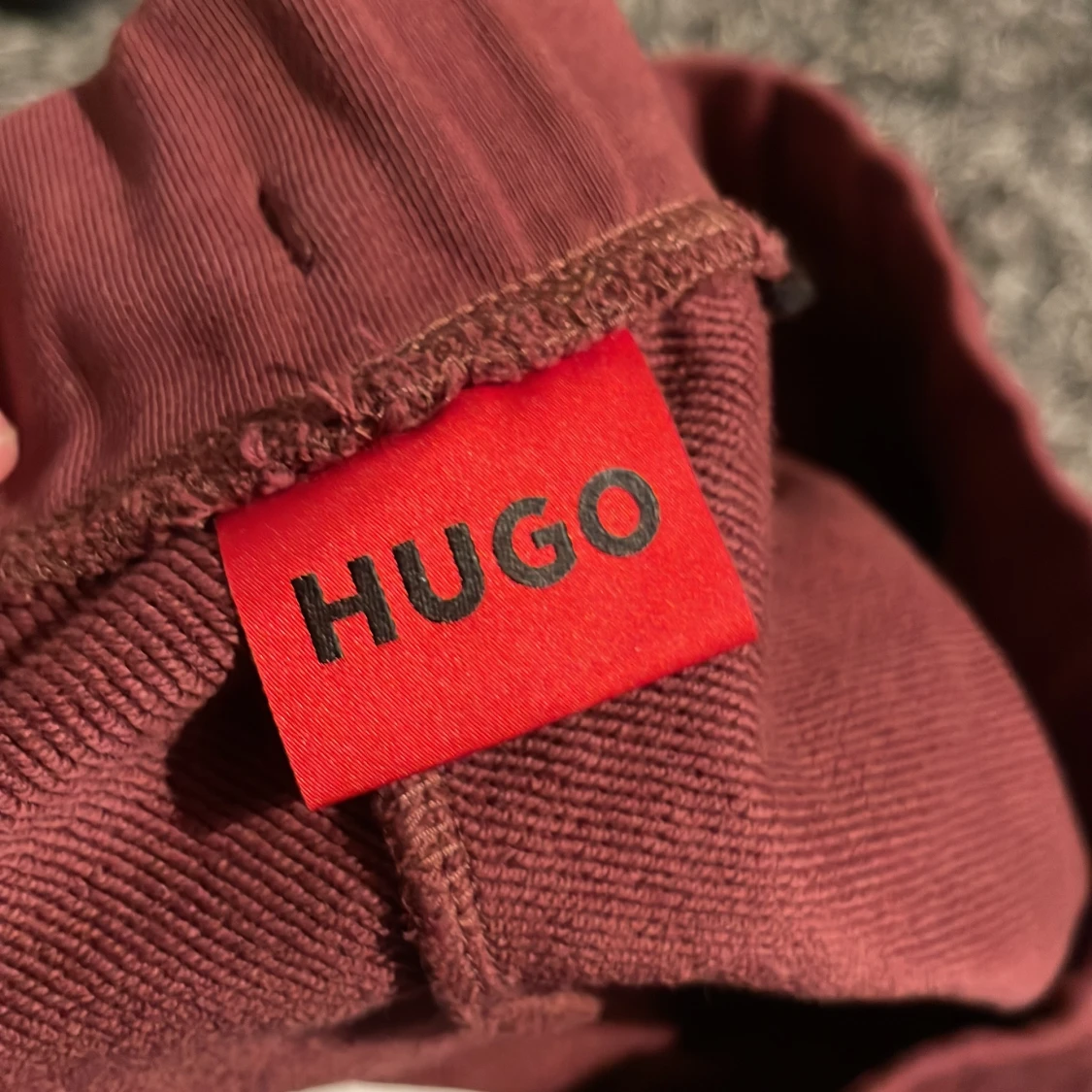 Vinröda mjukisbyxor från Hugo - 3