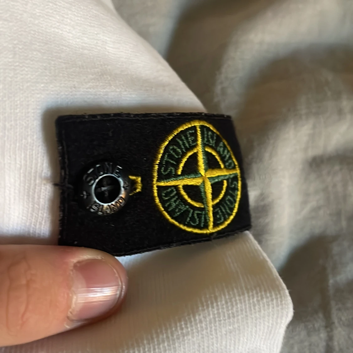 Vit långärmad tröja från Stone Island Junior - 1