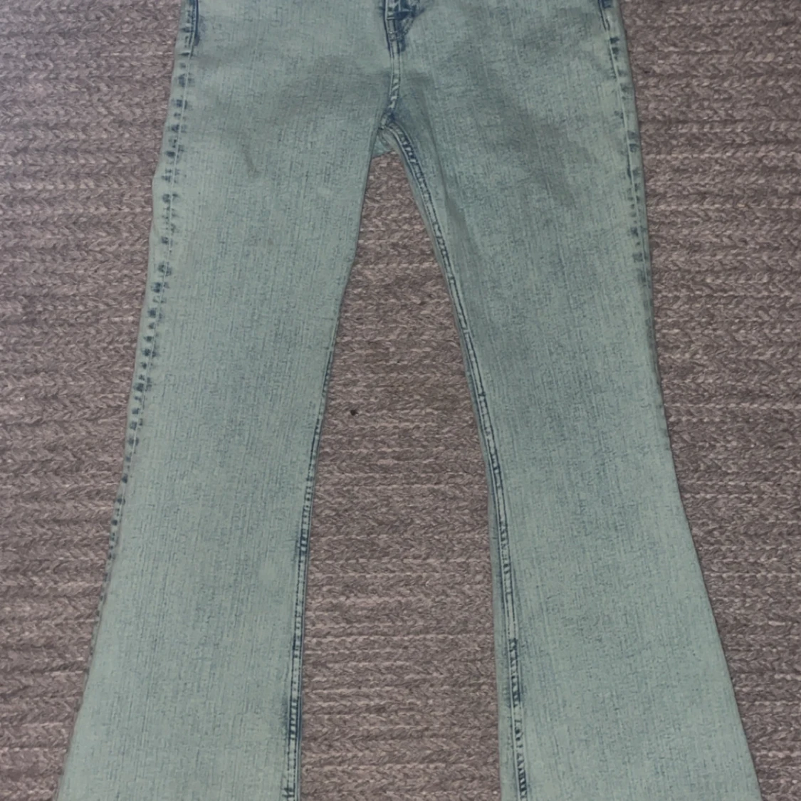 Mint gröna bootcut jeans!