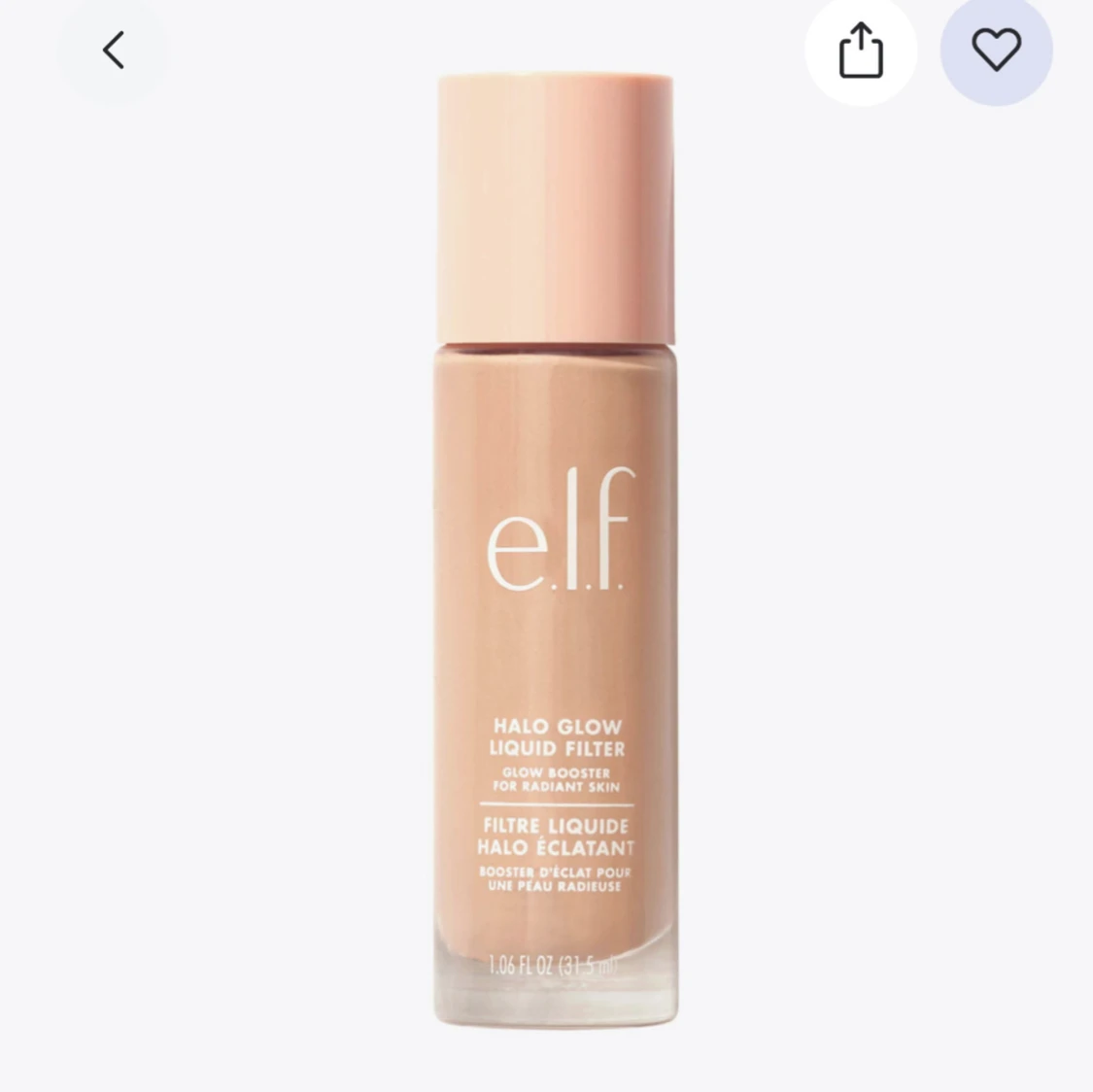 Halo Glow Liquid Filter från e.l.f.
