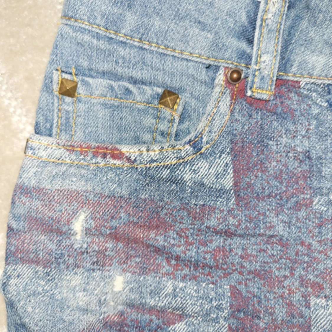 Low waist jeans shorts - 2