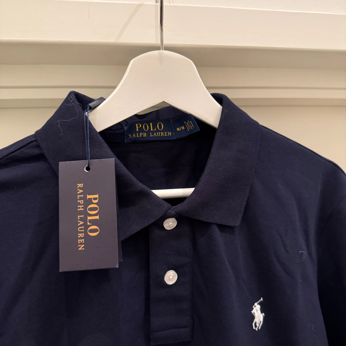 Mörkblå pikétröja från Ralph Lauren - 3