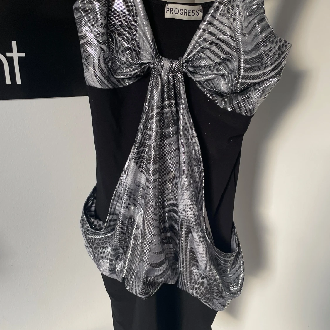 silver black top - 1