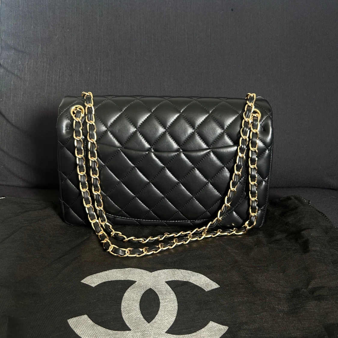 Axelremsväska i äkta skinn - 1