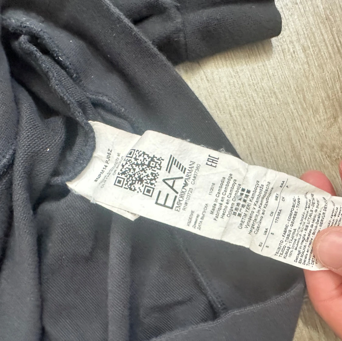 Svart EA7 crewneck tröja - 3