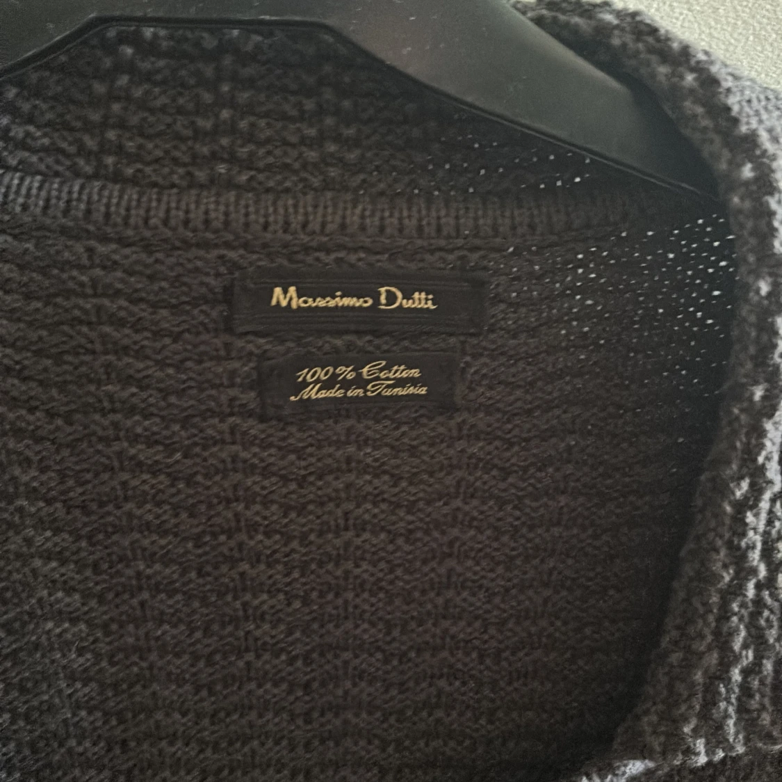 Svart kofta från Massimo Dutti i bomull - 1