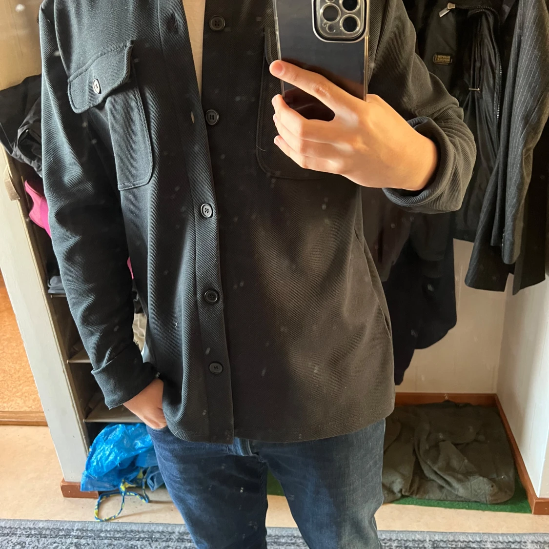 Mörkblå Overshirt från Only&Sons - 2