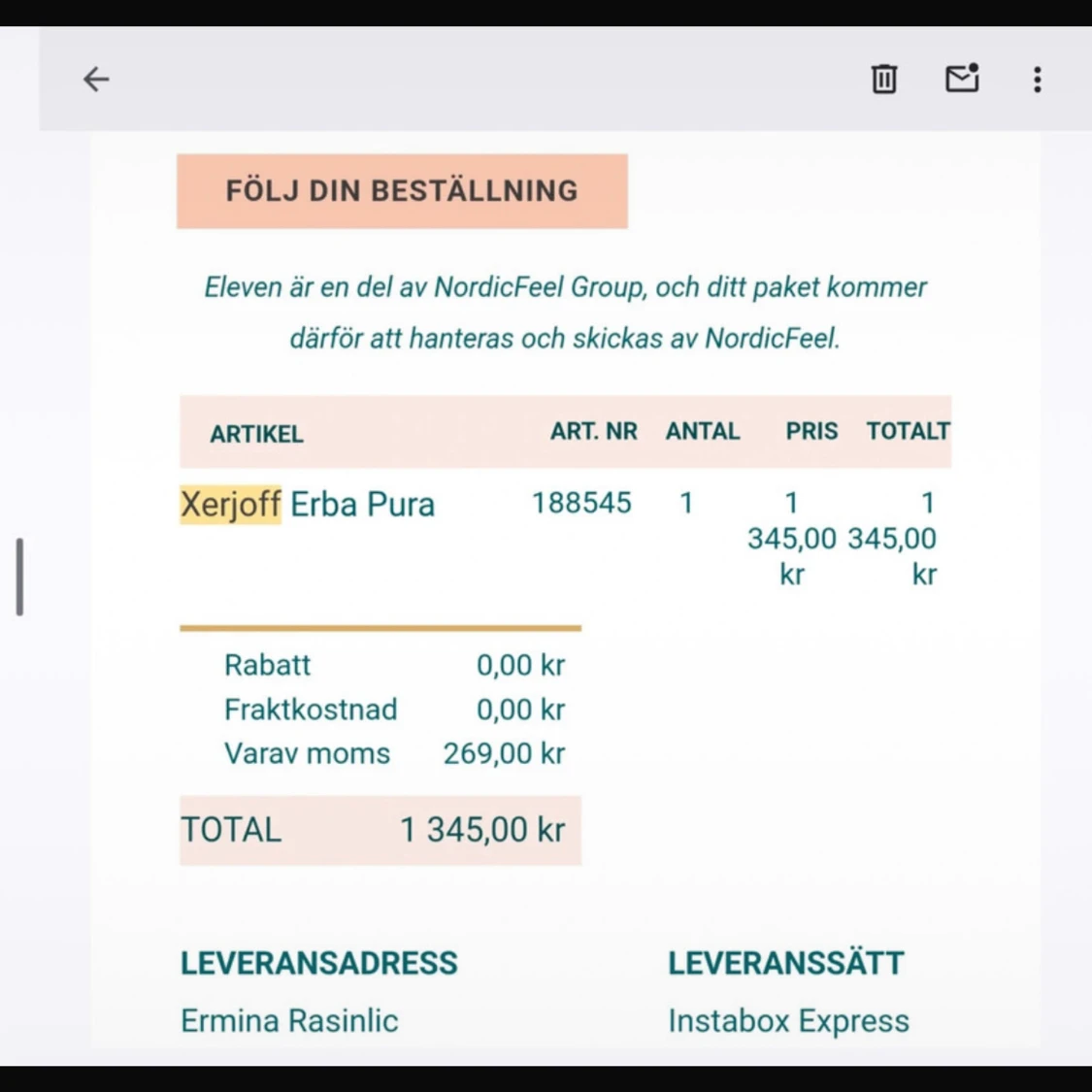 Xerjoff Erba Pura Eau de Parfum 100ml - 4