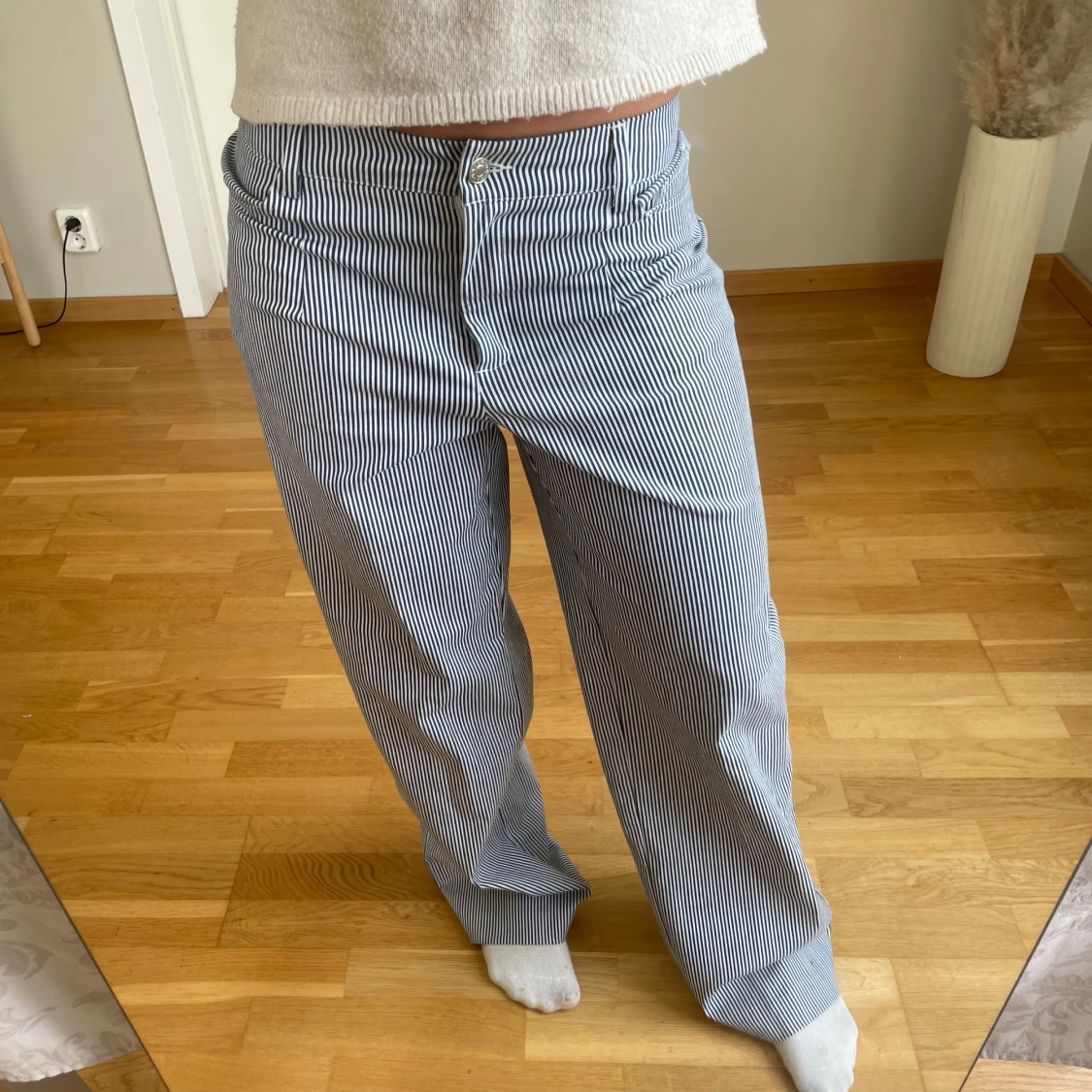 Randiga Lågmidjade byxor - 3