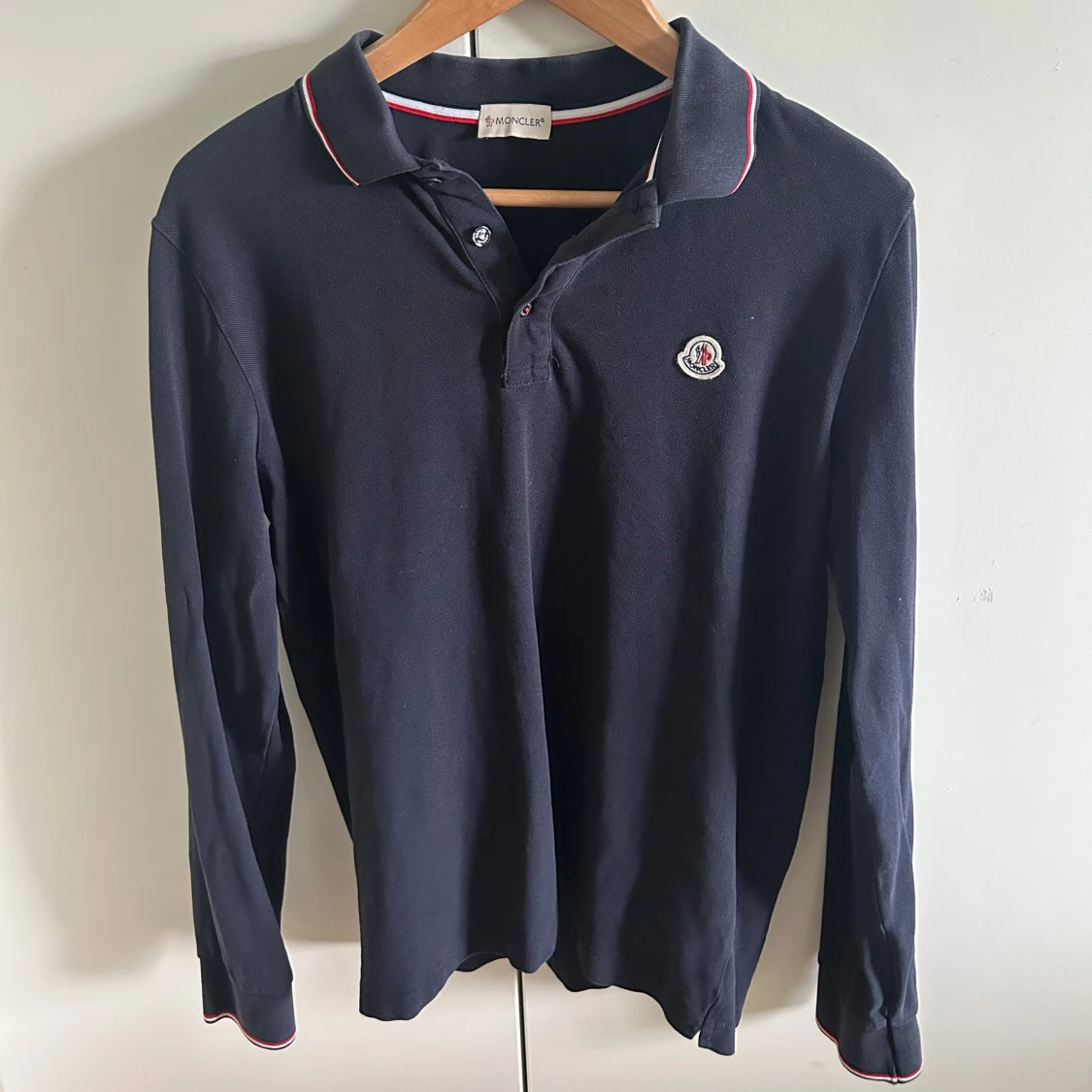 Moncler långärmad piké