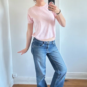 Ljusrosa tröja - Ljusrosa stickad tshirt