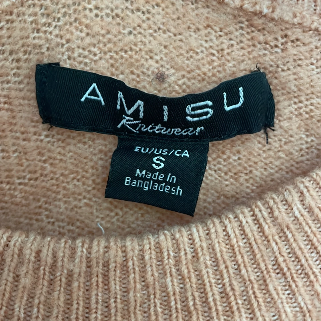 Rosa stickad tröja från Amisu - 2