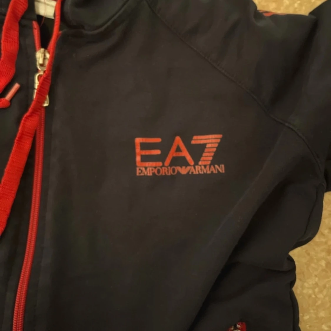 Blå ziphoodie från Emporio Armani EA7 - 2