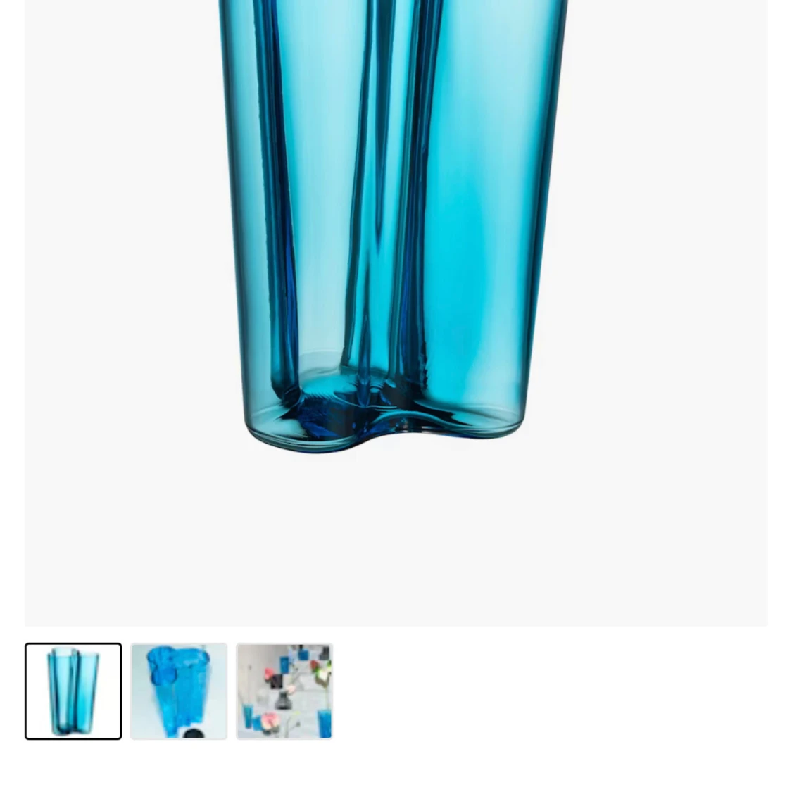 Mörkblå Alvar Aalto. vas - 1