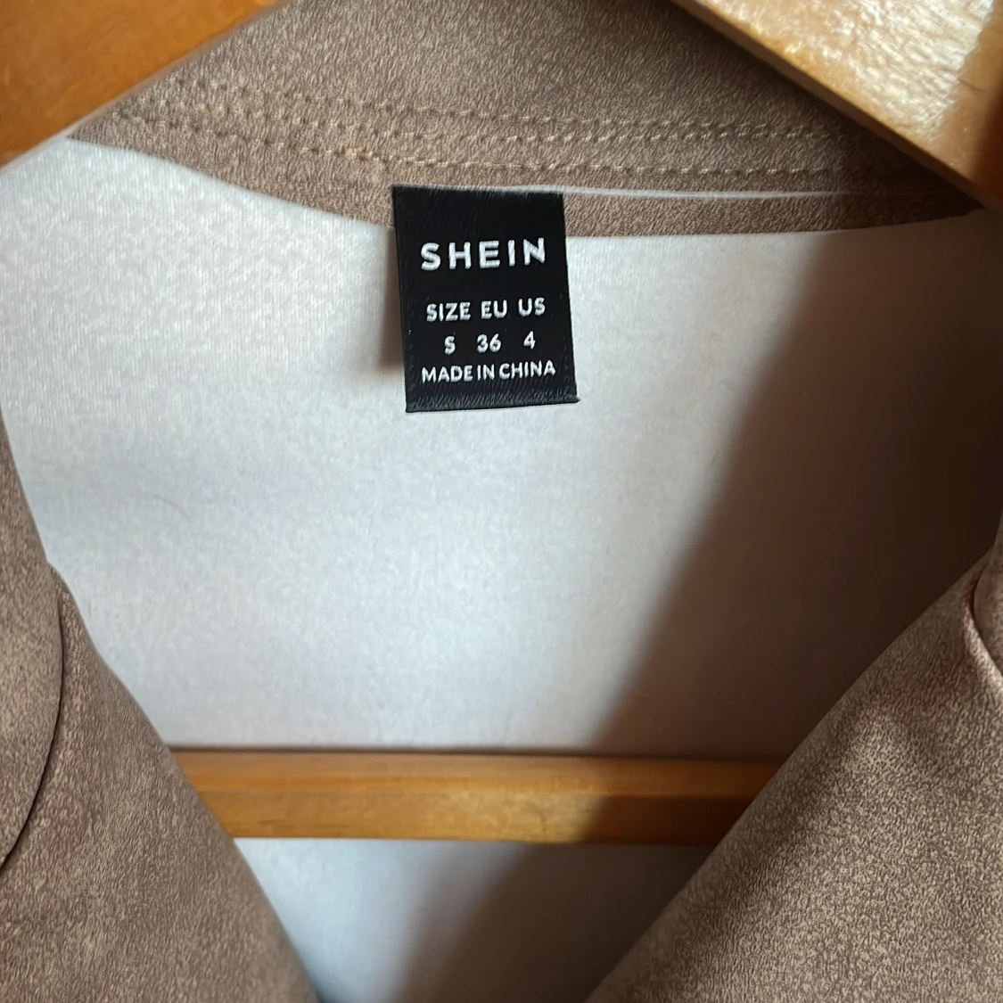 Brun croppad skinnjacka från SHEIN - 2