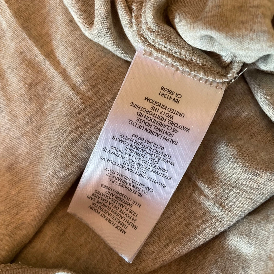 Beige pikétröja från Polo Ralph Lauren - 2