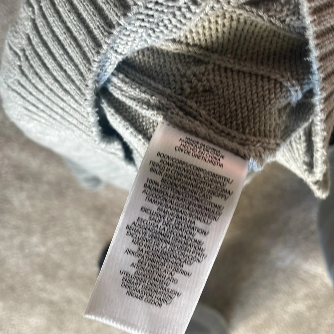 Grå stickad tröja från Polo Ralph Lauren - 2