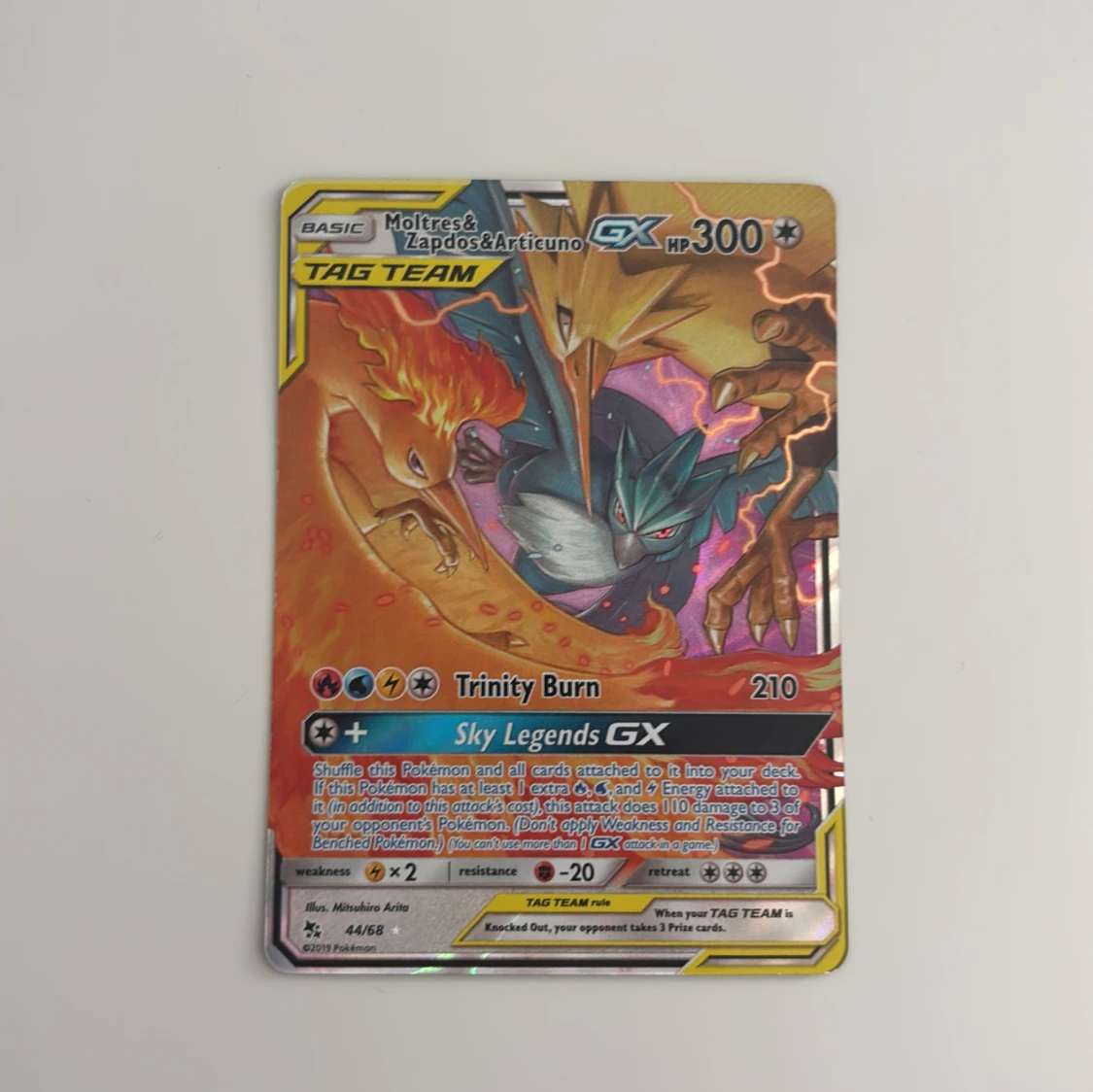 Moltres & Zapdos & Articuno GX TAG TEAM