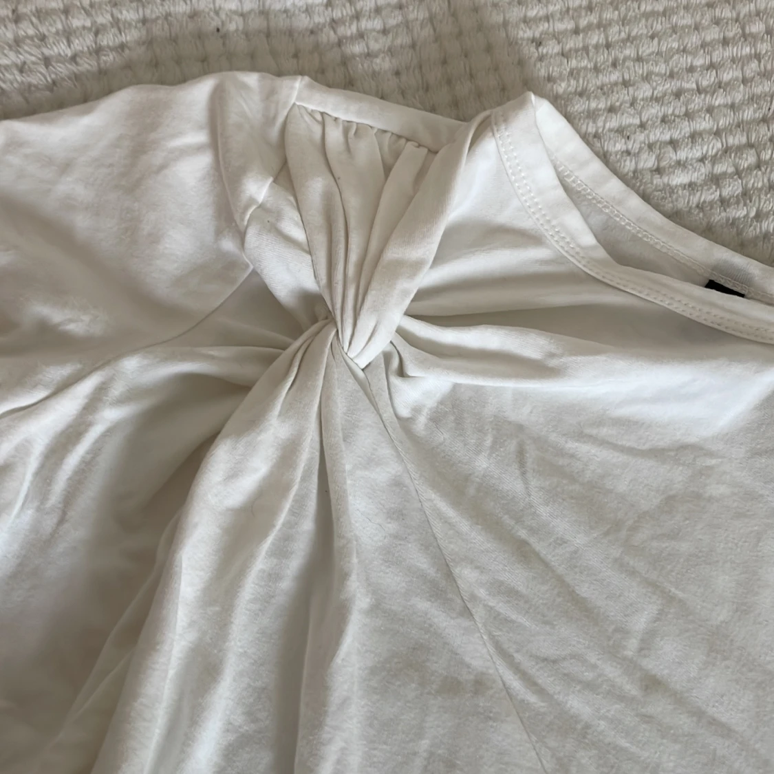 Vit knyt-topp från H&M Divided XS - 1