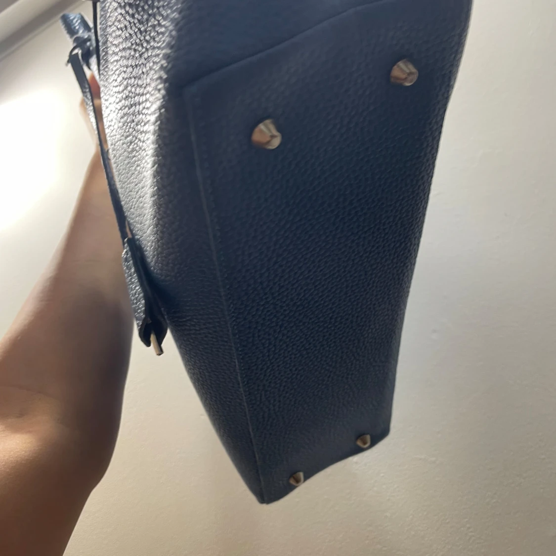 Blå handväska BIRKIN  - 2