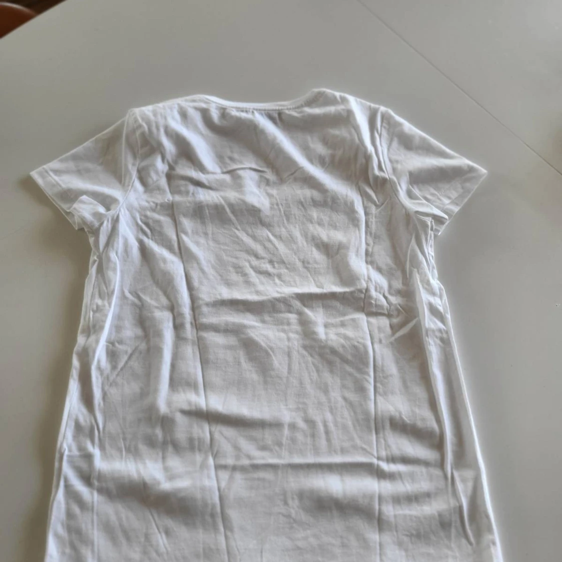 Vit v-ringad t-shirt Ralph Lauren - 1