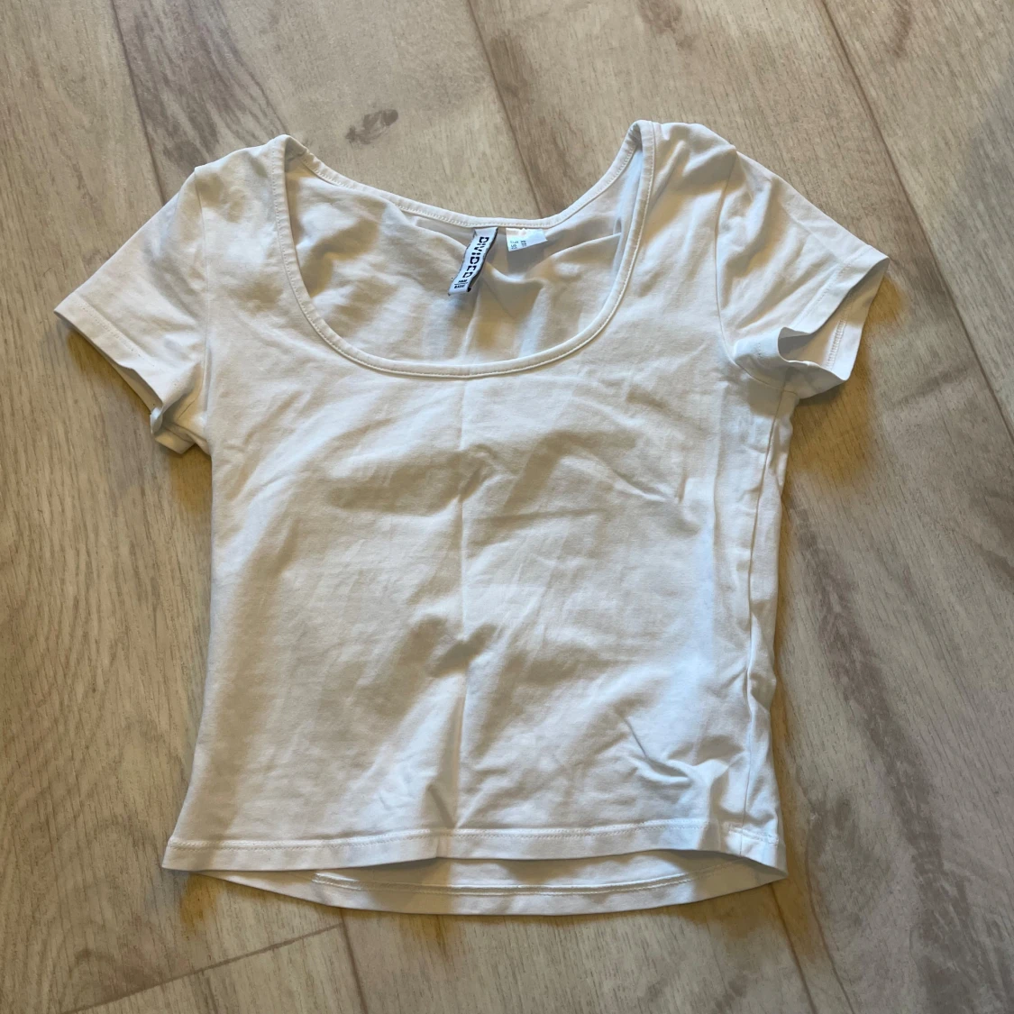 Vit urringad topp - 2