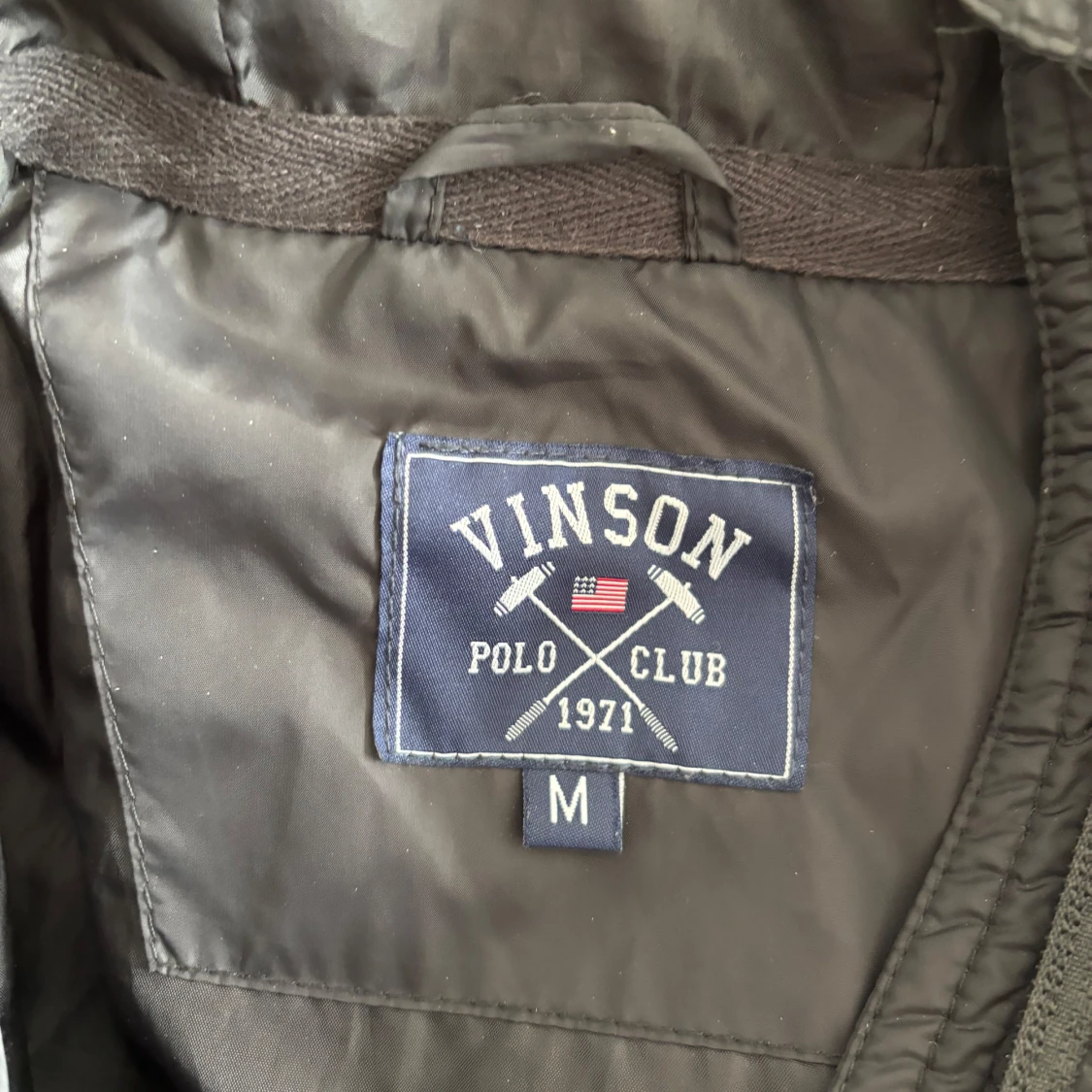 Svart polo club vinter/höstjacka  - 2