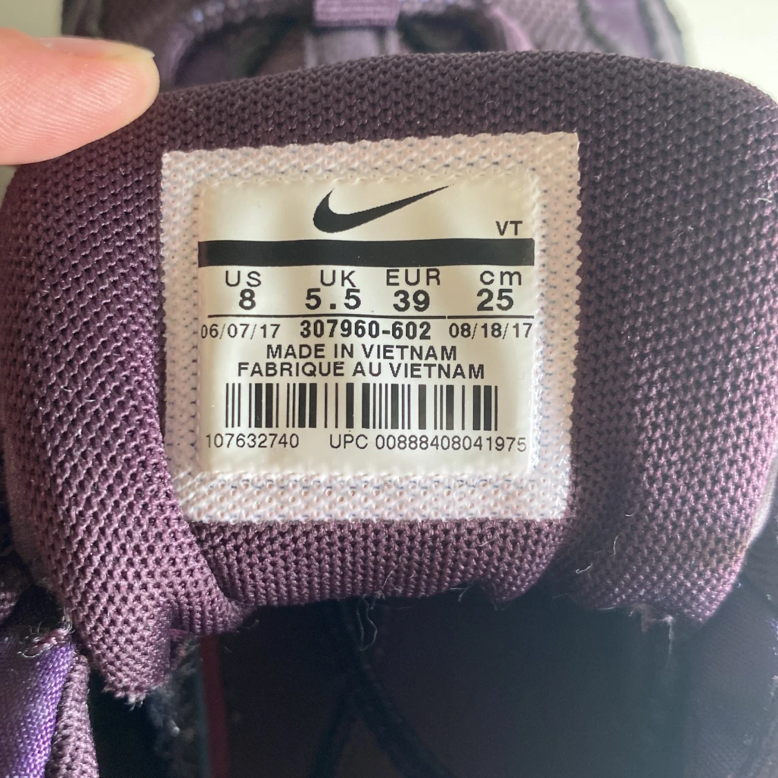 Nike Air Max 95 port wine sneakers strl 39 - 2