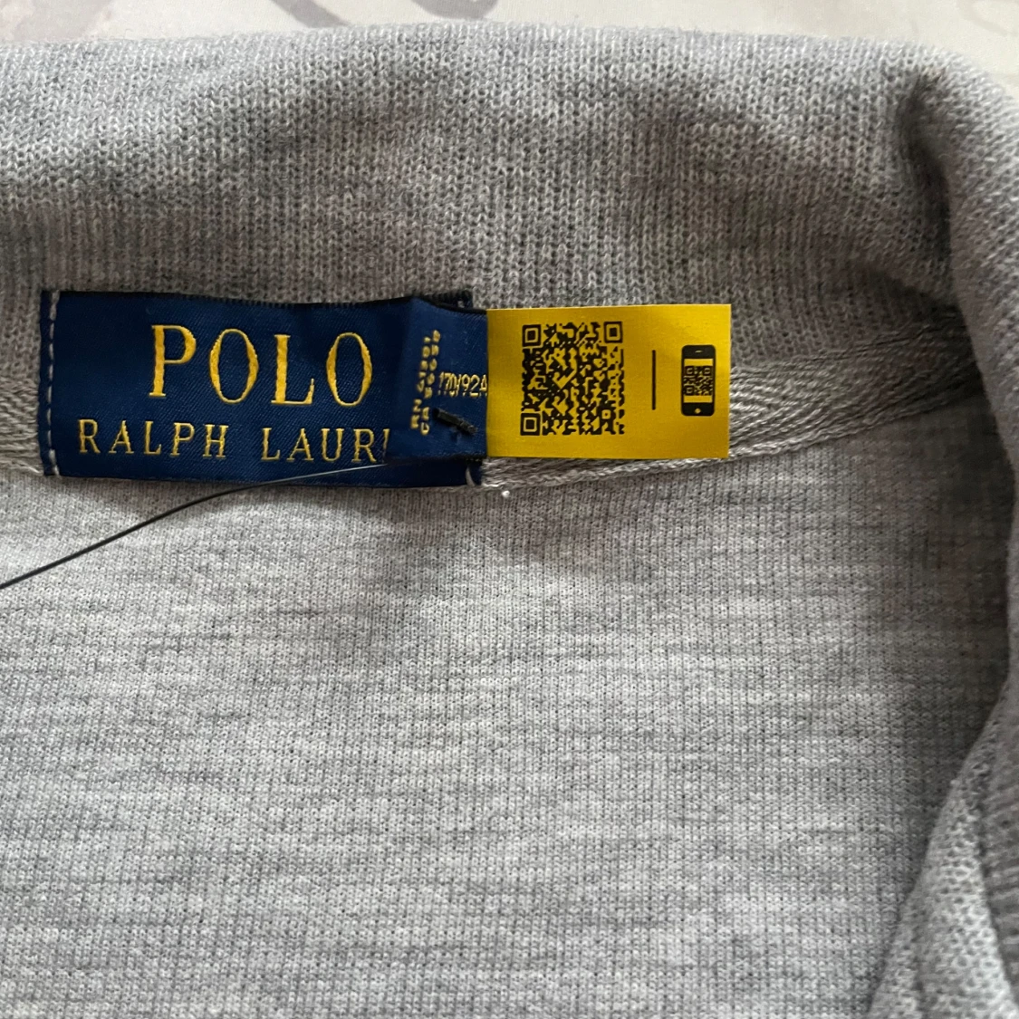 Grå half zip tröja från Polo Ralph Lauren - 3