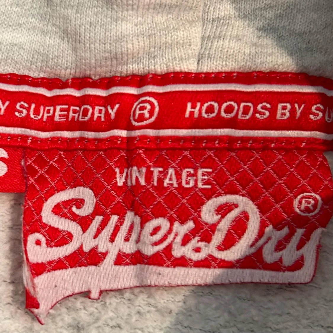 Grå superdry hoodie - 2