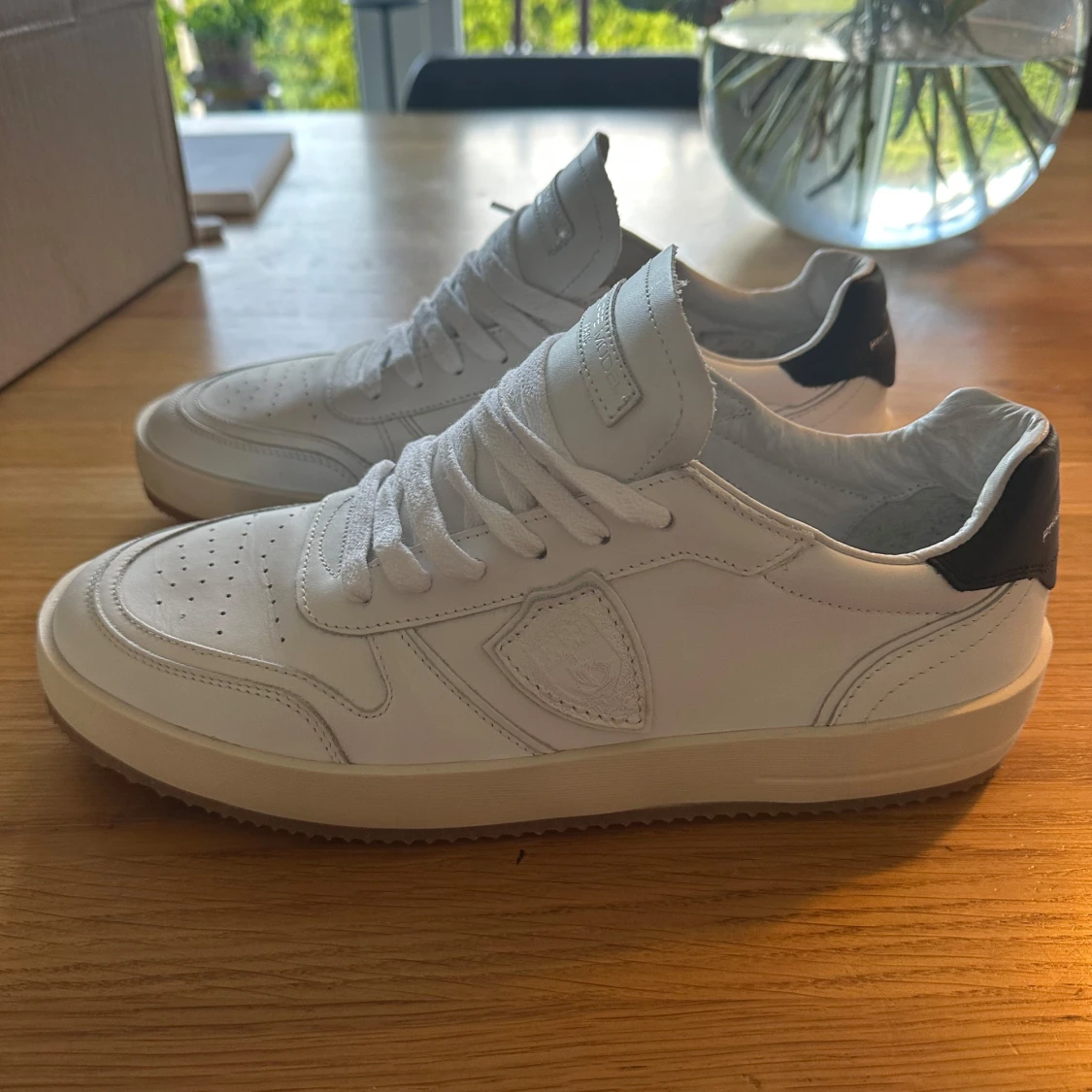 Vita Philippe Model sneakers i skinn - 1