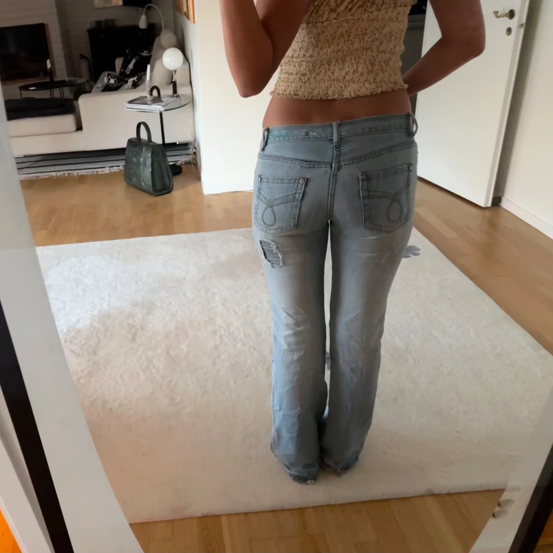 Lågmidjade jeans - 2