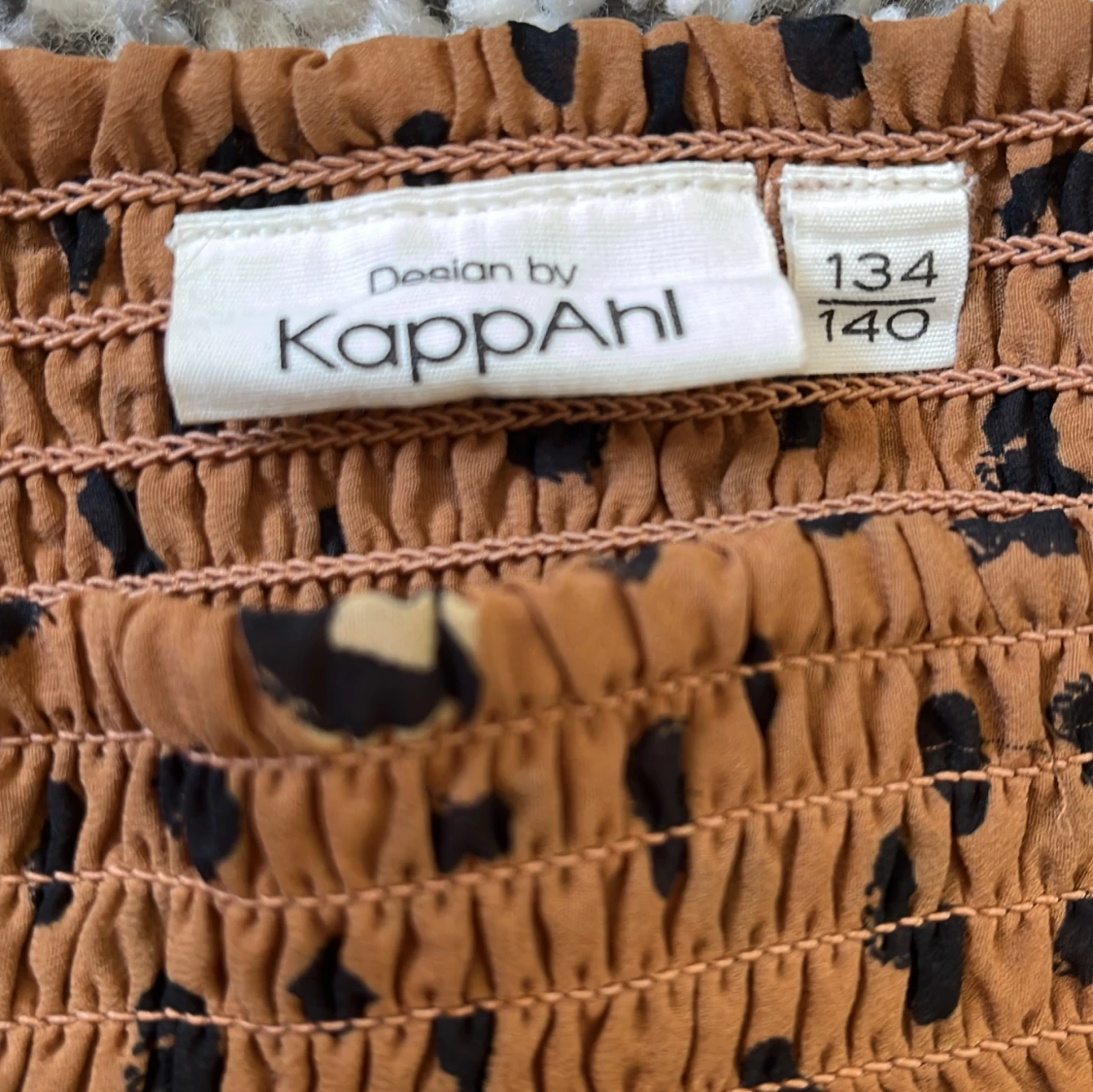 Leopardmönstrad volangkjol KappAhl - 2