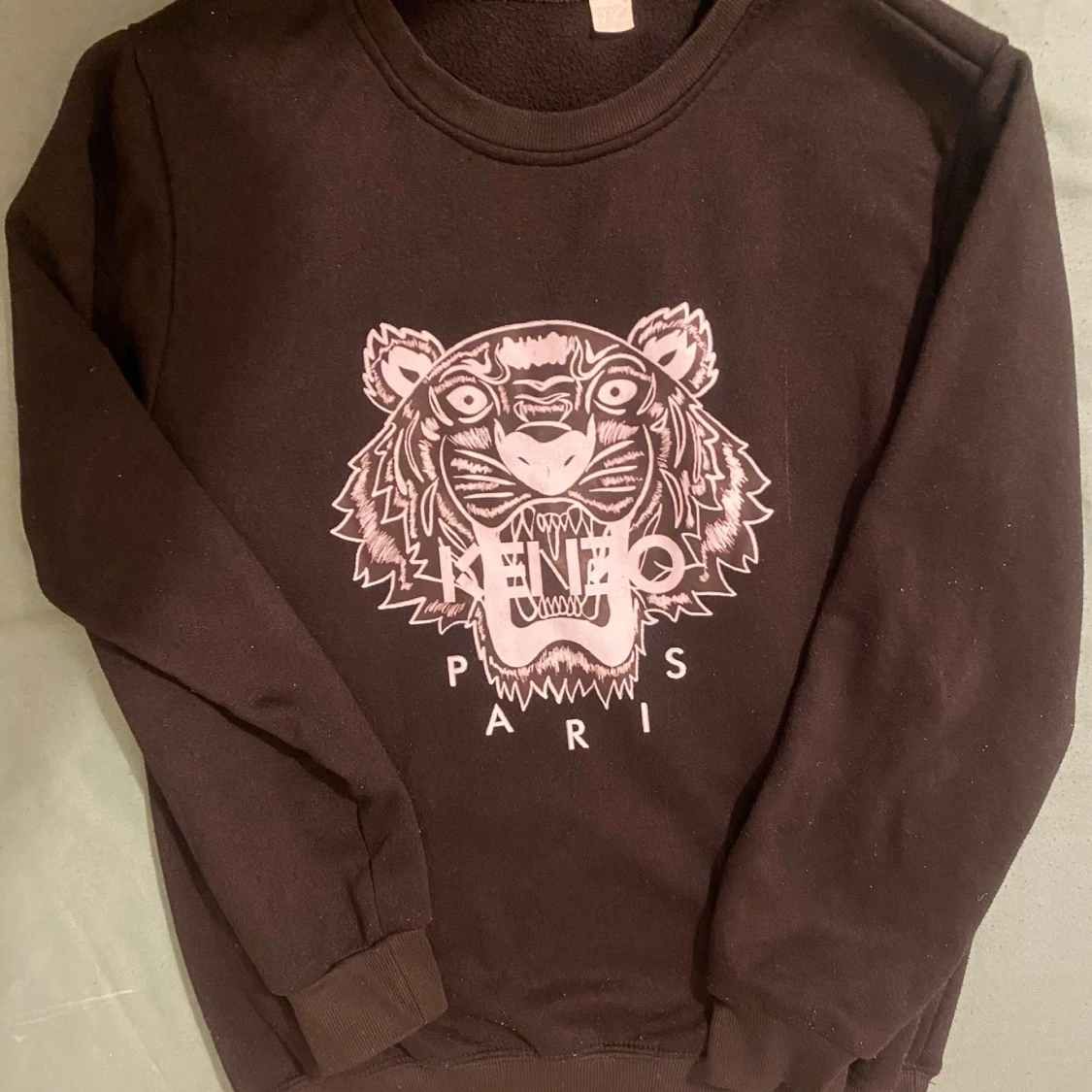 Svart Kenzo sweatshirt med tigertryck