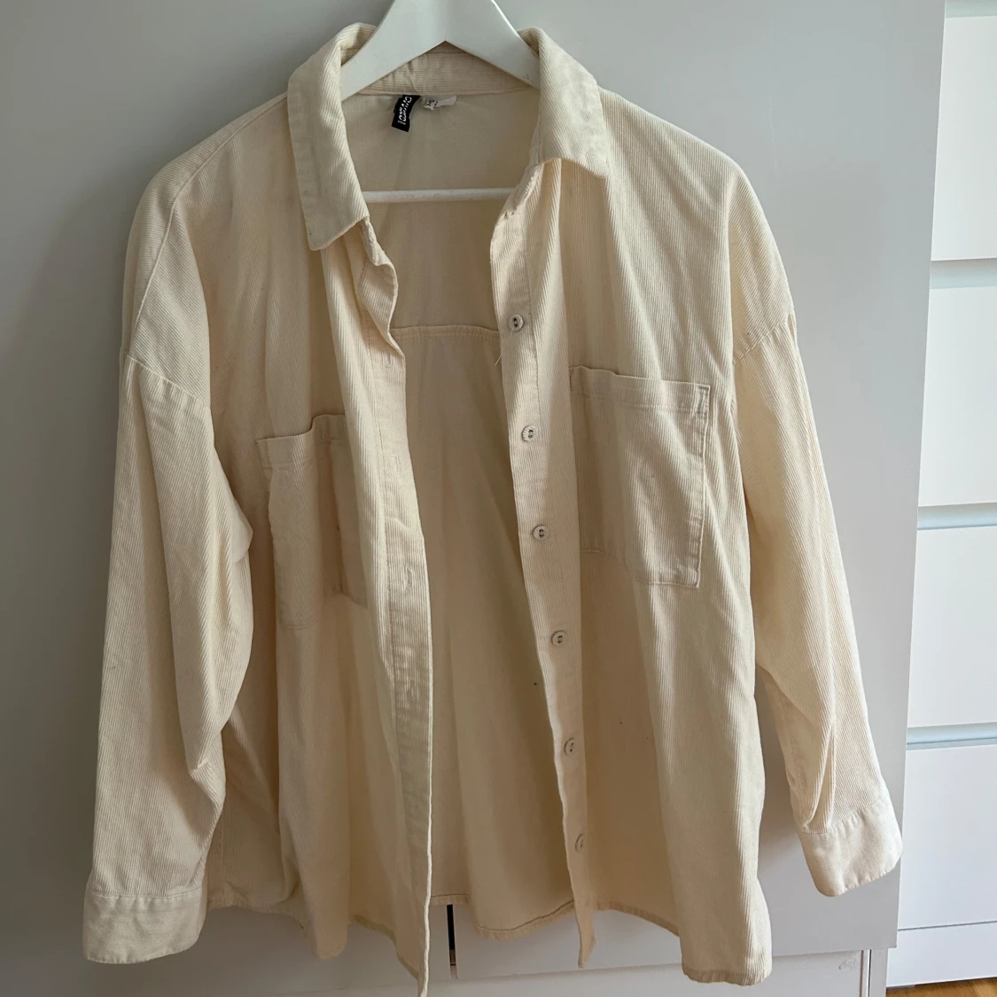 Beige overshirt i manchester